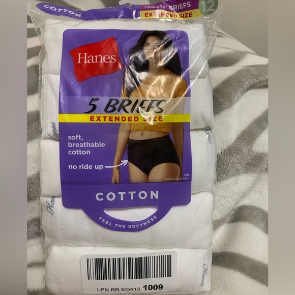 Hanes Other - NWT Women’s Hanes Briefs Sz. 12 ,5 pack, Unopened